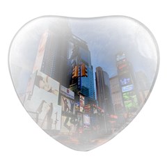 New York City Heart Glass Fridge Magnet (4 Pack)