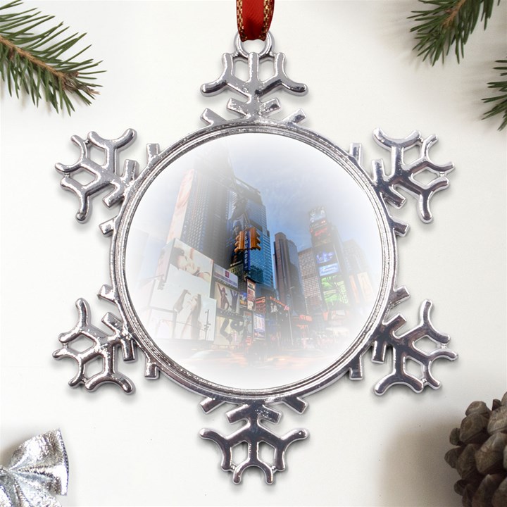 New York City Metal Large Snowflake Ornament