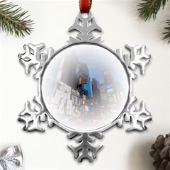 New York City Metal Small Snowflake Ornament