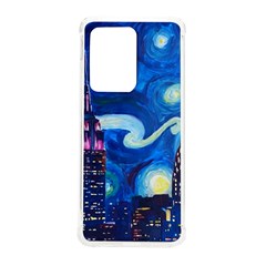 Starry Night In New York Van Gogh Manhattan Chrysler Building And Empire State Building Samsung Galaxy S20 Ultra 6 9 Inch Tpu Uv Case by Sarkoni