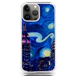 Starry Night In New York Van Gogh Manhattan Chrysler Building And Empire State Building iPhone 13 Pro Max TPU UV Print Case Front