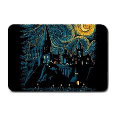 Castle Starry Night Van Gogh Parody Plate Mats by Sarkoni