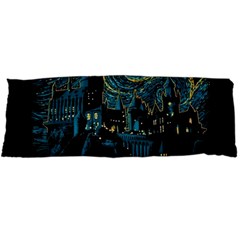 Castle Starry Night Van Gogh Parody Body Pillow Case Dakimakura (two Sides) by Sarkoni