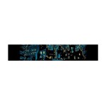 Castle Starry Night Van Gogh Parody Premium Plush Fleece Scarf (Mini) Front