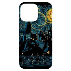 Castle Starry Night Van Gogh Parody Iphone 14 Pro Max Black Uv Print Case