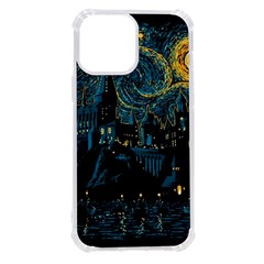 Castle Starry Night Van Gogh Parody Iphone 13 Pro Max Tpu Uv Print Case by Sarkoni