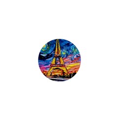 Eiffel Tower Starry Night Print Van Gogh 1  Mini Magnets by Sarkoni