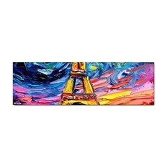 Eiffel Tower Starry Night Print Van Gogh Sticker (bumper)