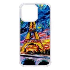 Eiffel Tower Starry Night Print Van Gogh Iphone 13 Pro Tpu Uv Print Case