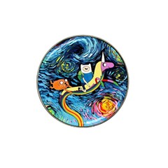 Cartoon Parody  Art Starry Night Van Gogh Hat Clip Ball Marker (10 pack)