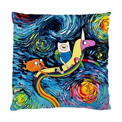 Cartoon Parody  Art Starry Night Van Gogh Standard Cushion Case (two Sides)