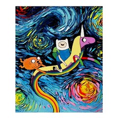 Cartoon Parody  Art Starry Night Van Gogh Shower Curtain 60  x 72  (Medium) 