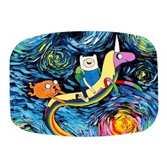 Cartoon Parody  Art Starry Night Van Gogh Mini Square Pill Box