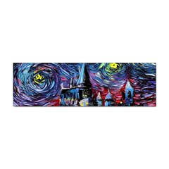 Castle Starry Night Print Van Gogh Parody Sticker (bumper) by Sarkoni