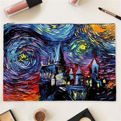 Castle Starry Night Print Van Gogh Parody Cosmetic Bag (XXL)