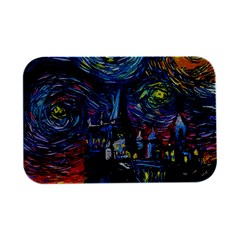 Castle Starry Night Print Van Gogh Parody Open Lid Metal Box (silver)   by Sarkoni