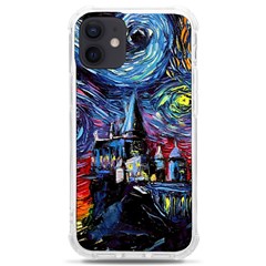 Castle Starry Night Print Van Gogh Parody iPhone 12 mini TPU UV Print Case	