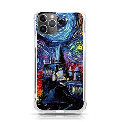 Castle Starry Night Print Van Gogh Parody iPhone 11 Pro 5.8 Inch TPU UV Print Case