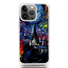 Castle Starry Night Print Van Gogh Parody Iphone 13 Pro Tpu Uv Print Case