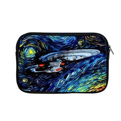 Spaceship Galaxy Parody Art Starry Night Apple Macbook Pro 13  Zipper Case by Sarkoni