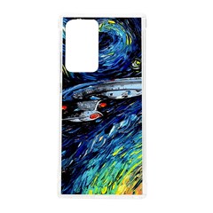 Spaceship Galaxy Parody Art Starry Night Samsung Galaxy Note 20 Ultra Tpu Uv Case by Sarkoni