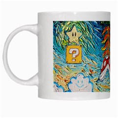 Game Starry Night Doctor Who Van Gogh Parody White Mug by Sarkoni