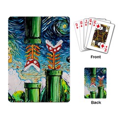 Game Starry Night Doctor Who Van Gogh Parody Playing Cards Single Design (rectangle) by Sarkoni