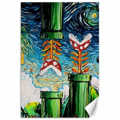 Game Starry Night Doctor Who Van Gogh Parody Canvas 20  X 30  by Sarkoni