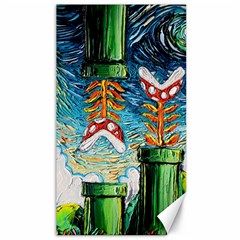 Game Starry Night Doctor Who Van Gogh Parody Canvas 40  X 72  by Sarkoni