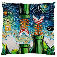 Game Starry Night Doctor Who Van Gogh Parody Large Cushion Case (one Side)