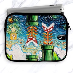 Game Starry Night Doctor Who Van Gogh Parody Apple Ipad 2/3/4 Zipper Cases by Sarkoni