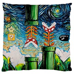 Game Starry Night Doctor Who Van Gogh Parody Standard Premium Plush Fleece Cushion Case (two Sides) by Sarkoni