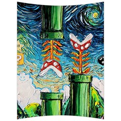 Game Starry Night Doctor Who Van Gogh Parody Back Support Cushion by Sarkoni