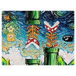 Game Starry Night Doctor Who Van Gogh Parody Premium Plush Fleece Blanket (Extra Small) 40 x30  Blanket Front