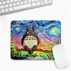 Cartoon Starry Night Art Van Gogh Parody Small Mousepad by Sarkoni