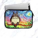 Cartoon Starry Night Art Van Gogh Parody Apple iPad Mini Zipper Cases Front