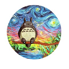 Cartoon Starry Night Art Van Gogh Parody Mini Round Pill Box (pack Of 5) by Sarkoni