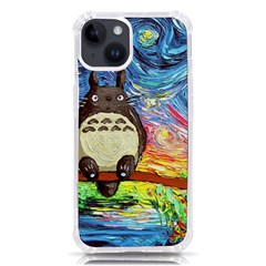 Cartoon Starry Night Art Van Gogh Parody Iphone 14 Tpu Uv Print Case by Sarkoni