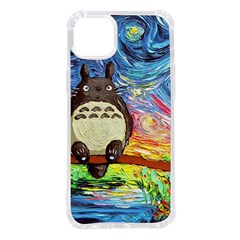 Cartoon Starry Night Art Van Gogh Parody Iphone 14 Plus Tpu Uv Print Case