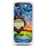 Cartoon Starry Night Art Van Gogh Parody iPhone SE Front