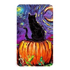 Halloween Art Starry Night Hallows Eve Black Cat Pumpkin Memory Card Reader (rectangular) by Sarkoni