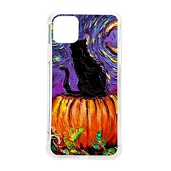 Halloween Art Starry Night Hallows Eve Black Cat Pumpkin Iphone 11 Pro Max 6 5 Inch Tpu Uv Print Case by Sarkoni