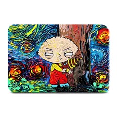 Cartoon Starry Night Vincent Van Gogh Plate Mats by Sarkoni