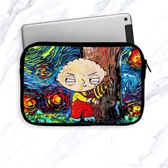 Cartoon Starry Night Vincent Van Gogh Apple Ipad Mini Zipper Cases by Sarkoni