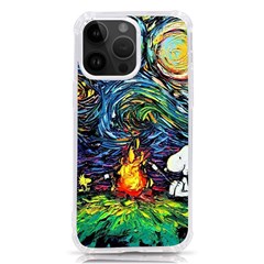 Dog Cartoon Starry Night Print Van Gogh Parody Iphone 14 Pro Max Tpu Uv Print Case by Sarkoni