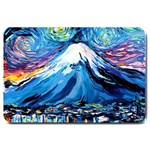 Mount Fuji Art Starry Night Van Gogh Large Doormat 30 x20  Door Mat