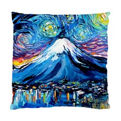 Mount Fuji Art Starry Night Van Gogh Standard Cushion Case (two Sides) by Sarkoni