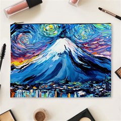 Mount Fuji Art Starry Night Van Gogh Cosmetic Bag (xl) by Sarkoni