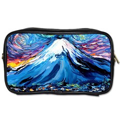 Mount Fuji Art Starry Night Van Gogh Toiletries Bag (two Sides) by Sarkoni