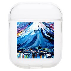 Mount Fuji Art Starry Night Van Gogh Airpods 1/2 Case by Sarkoni